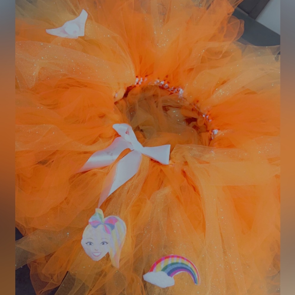 Handmade tutu made for birthday girl jojo siwa